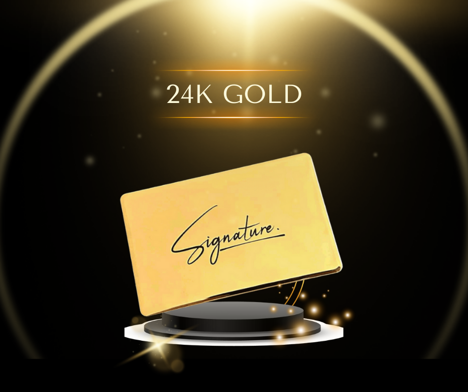 24K Gold Metal Digital Business Card: The Ultimate Dating Experience