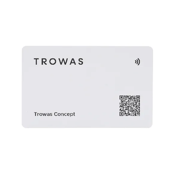 White Digital Business Card