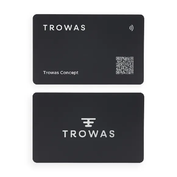 Black Digital Business Card