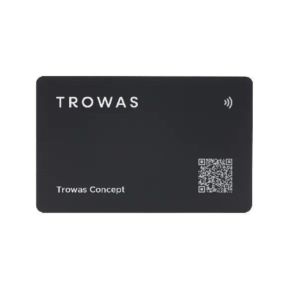 Black Digital Business Card