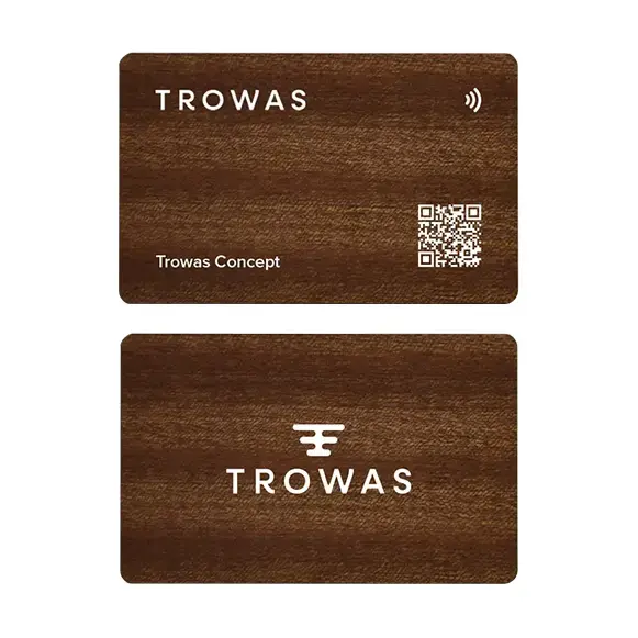 Wooden Digital Business Card