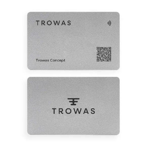 Silver Digital Business Card