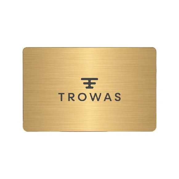 Metal Golden Digital Business Card