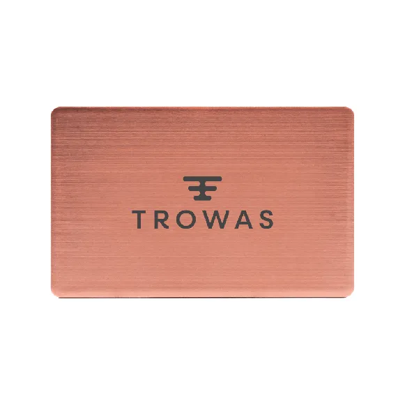 Metal Rose Gold Digital Business Card