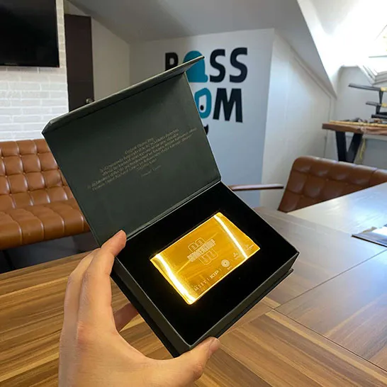 24K Gold Dijital Kartvizit